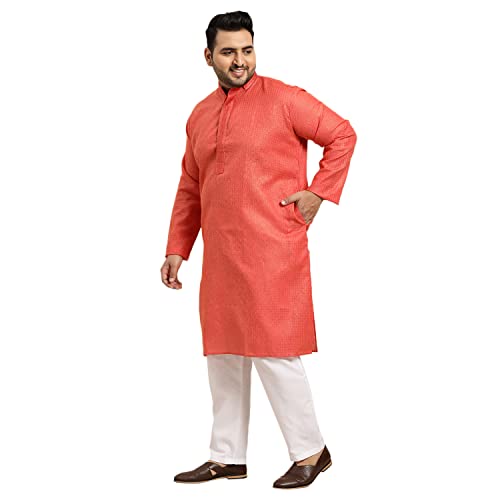Image of SOJANYA (Since 1958, Men's Silk Blend Grey Kurta Pyjama & Silk Blend Jacket Combo