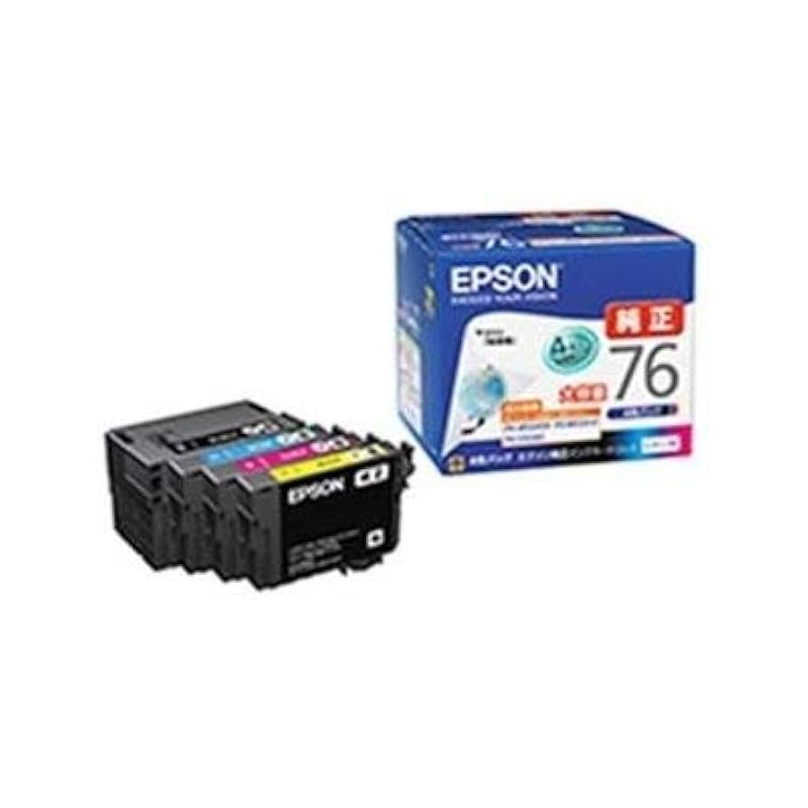 EPSON　純正　IC4CL76　ICBK76 新品　インクカートリッジ　大容量 Amazon.co.jp: エプソン エプソン純正インクカートリッジ