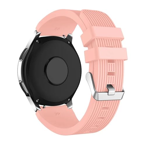 [BNUDADF] VREHb`Xgbv 20mm/22mm X|[cEHb`oh Galaxy Watch 46mm Watch3 45mm Gear S3 FrontierΉ(Light pink,Strap Width 20mm)