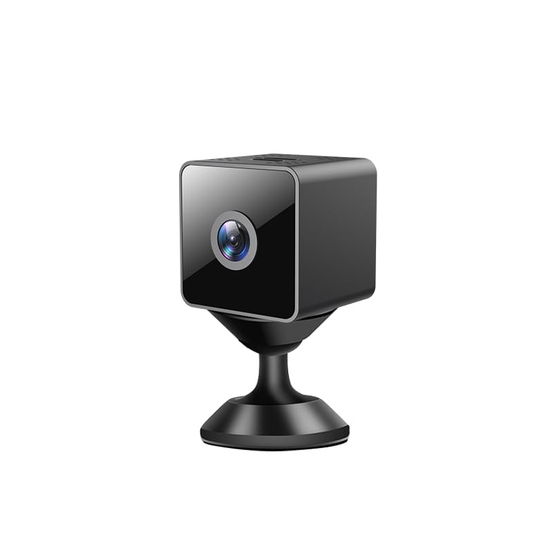 ESTABA Cámara inalámbrica de seguridad 4K HD, pequeña cámara interior con visión nocturna y detección de movimiento