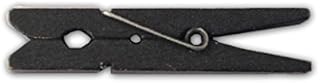 LWR CRAFTS Wooden Small Clothespins 1-7/8" 4.8cm 50 Pieces Per Pack (Black)