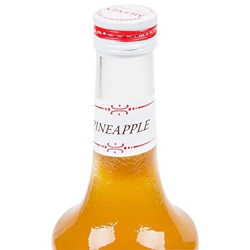Monin - Pineapple Syrup, Sweet Tropical Flavors, Great for Teas, Sodas, & Cocktails, Natural Flavors, No Artificial Sweeteners or Ingredients, Gluten-Free, Vegan, Non-GMO, Clean Label (750ml)