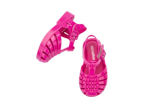 Image of mini melissa Possession Jelly Fisherman Sandal for Toddler and Kids | Iconic Fisherman Jelly Sandal for Toddlers & Girls, Adjustable Buckle, Waterproof, Bubblegum Scent, Play & Dress Shoes