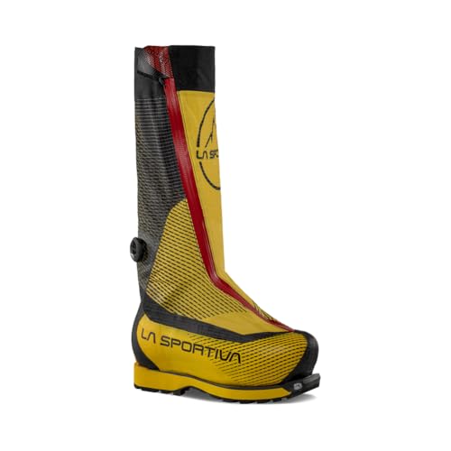 Best High Altitude Mountaineering Boots: Top Picks 15 La Sportiva Mens Olympus Mons S Mountaineering Boots, Yellow/Black, 10.5