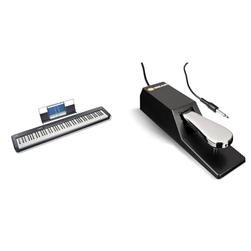 Casio CDP-S110BKC5 Fully Weighted Hammer Action Digital Piano & M-Audio SP-2: pedal de sustain universal con acción estilo piano, el accesorio ideal