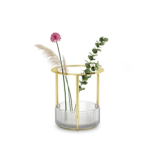 Umbra Tesora Adjustable Vase, Brass