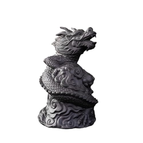 Dragon de Sable Violet d'Exception : Statuette Sculptée pour Décoration de Table Haute Qualité - 2