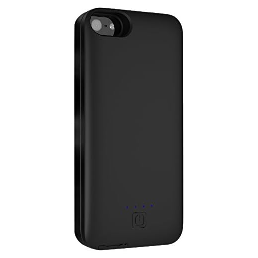 Gosh E91s parallell batteriskal med batteri för Apple iPhone 5 (2 500 mAh) svart