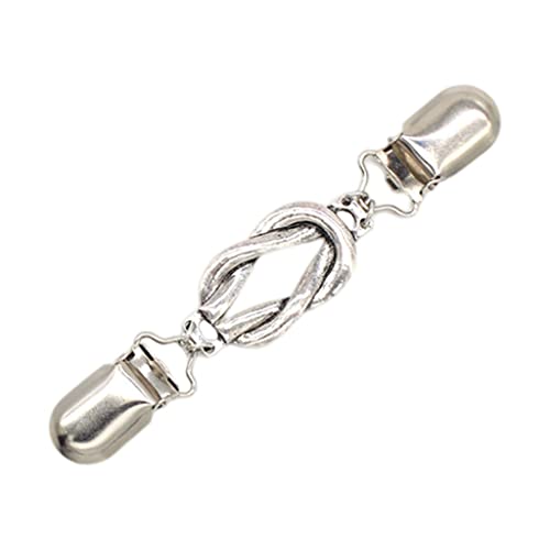 perfeclan 1 pieza vintage suéter chal clips retro cardigan cuello clips vestido broche para mujeres niñas - Astilla Cover