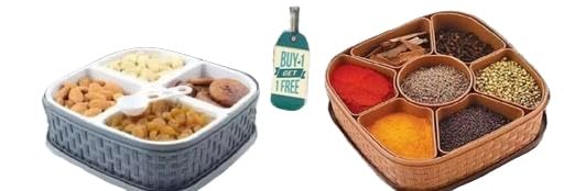 2PIS Combo 7 Section Masala Box and 4 Section Dry Fruit Box (Pack of 2 PIS)(Dry Fruit Box + MASLA Box)/401_KP2762-image-37