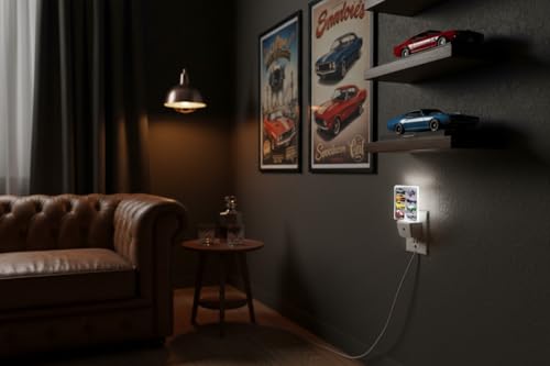 Lámpara de noche LED coche muscle americano miniatura 4