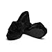 YSMIIH Women Fluff Wedge Slippers Fashion Sandals Plush Platform(Black,US 6.5