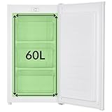 HYE Under Counter Freezer - 60L Freezer, 85CM Height, 48CM Width, Quiet 40 dB Operation, Freestanding Design, White, Ideal For Smaller Homes & Apartments - RF01UCFR60W01 - Image 5