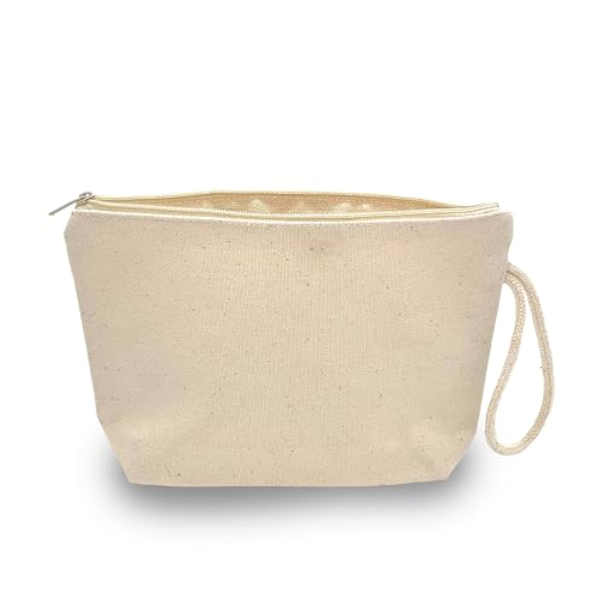 Plain Cotton Canvas Multi-Purpose Cosmetic Bag