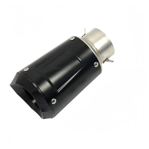 Pot d'échappement pour moto 60mm noir compatible avec Yamaha R1 R6 et S1000RR