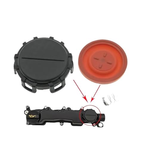 Tapa de válvula PCV para Focus II y C-MAX con junta anticaídas de aceite 2