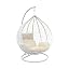 White Egg Chair & White Cushion