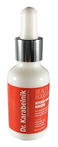 Dr. Karabelnik Glycolic Night Booster for stimulating skin repair during night time and fighting the signs of fatigue. 1 FL OZ