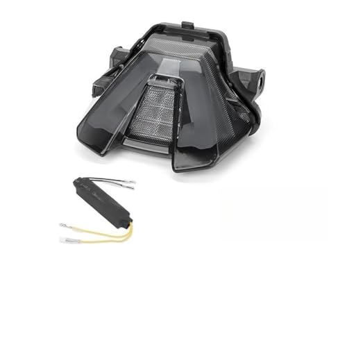 Feu arrière de moto avec clignotants pour épurer l'arrière de la MT07 2023