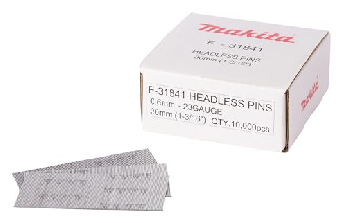 Makita F-31841 Headless Pin Nail 23G/0.6 P30, Multi-Colour