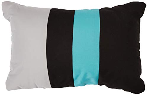 Chezmoi Collection Napa 7-Piece Luxury Leaves Scroll Embroidery Bedding Comforter Set (Queen, Teal/Gray/Black)