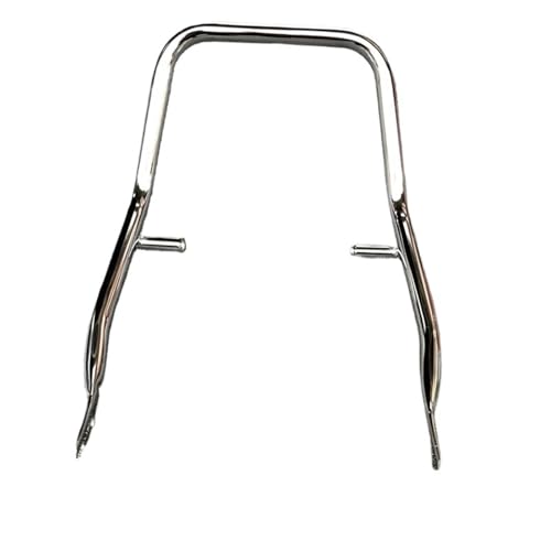 Barra de agarre de mano para moto CG125 con ala trasera de tubo en U plata