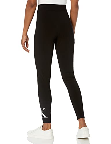 Calvin Klein Jeans Women's High Waist Full Length Legging, White Combo, Large #TOP1