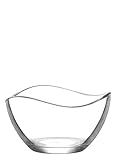 Vikko Small Glass Dessert Bowls, 10.5 Ounce | Beautiful Wavy Design – Thick and Durable – For...