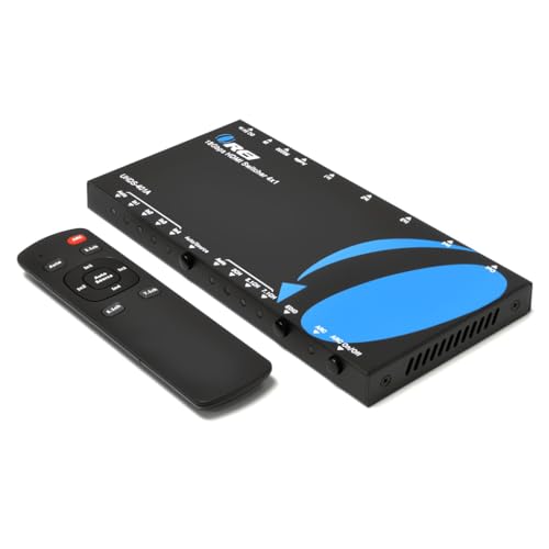 Image of OREI 4K 4x1 HDMI Switcher, Switch Between 3 Input, 1 x Soundbar to 1 TV eARC /ARC - HDMI 2.0, Dolby Atmos Passthrough CEC, HDR10, Dolby Vision