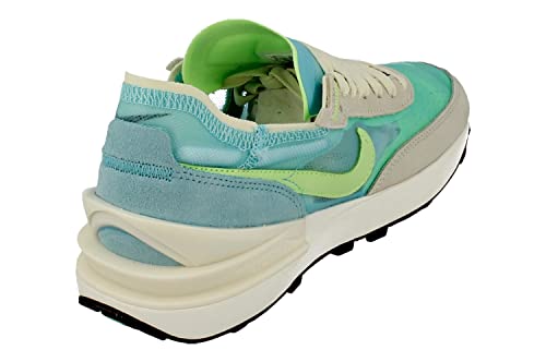 Image of Nike Women's Waffle One Gymnastics Shoes, White Aqua Lime Glow 401, 7.5 Women