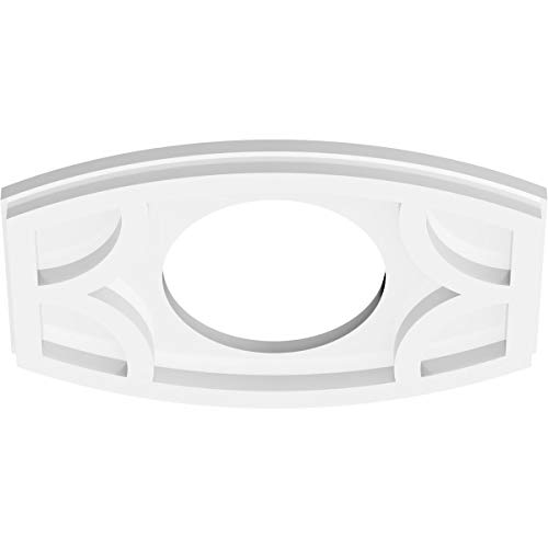 Image of Ekena Millwork CMP12X8KY-05000 Kailey Architectural Grade PVC Contemporary Urethane Ceiling Medallions 12 inchW x 8 inchH x 5 inchID x 6 1 /2 inchC x 1 inchP