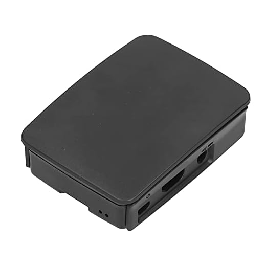 Skyddsskal, lätt vikt Tillbehör Skyddsfodral för Raspberry Pi 2 3 Model B B+(svart)