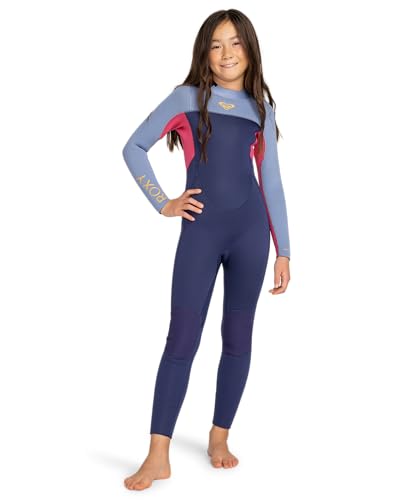 Combinaison Roxy Junior Prologue 4/3mm contre le froid avec zip dorsal facile à enfiler