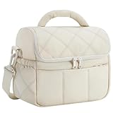 WJnflQN Bolsas De Almuerzo Para Mujeres | Contenedores De Alimentos Gran Capacidad - Neceser Térmico Portabocadillos - Para Escuela Guardería Trabajo Viaje Senderismo Exteriores Playa Picnic