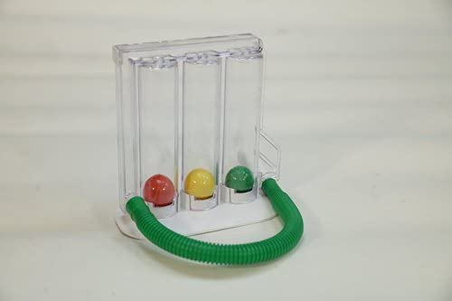 ASKP Spirometer, Lung Exerciser, Respiratory Exerciser, 3ball Incentive Exerciser