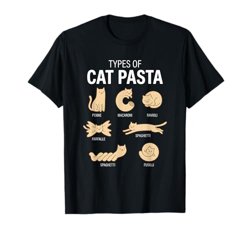 Funny Types of Cat Pasta Cute Kawaii Cat Lover Men