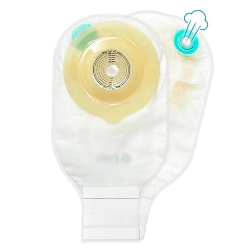 Bolsas de ostomía de una pieza con puerto de escape para viajar