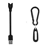 DDJOY Compatible Accessory Pack for Pokemon Go Go-tcha, Includes 1 x Charger Cable and 1 x Silicone Case with Carabiner Keychain (Black)