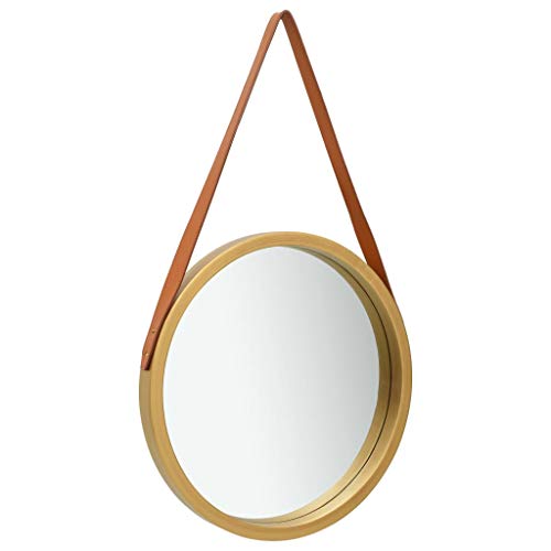 vidaXL Miroir mural avec sangle 50 cm - vue 3