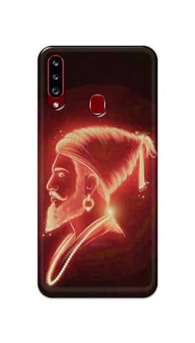 Image of PRINTFIDAA Printed Hard Back Cover Case for Samsung Galaxy A20s Back Cover (Chatrapati Shivaji Maharaj) -112