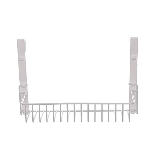 Organizador de Temperos para Porta de Armário Ajustável, Metaltru, Branco