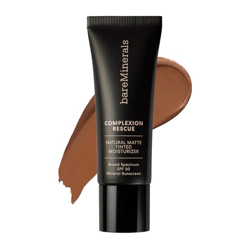 Image of bareMinerals Complexion Rescue Tinted Moisturizer Mineral SPF 30 - Tinted Moisturizer for Face - Oil Free Hyaluronic Acid Cream