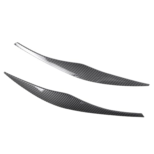 Cache-sourcil de phare aspect fibre de carbone haut de gamme pour Série 3 E90 E91 ABS