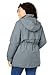 Woman Within Plus Size Fleece-Lined Taslon Anorak - 3X, Gunmetal