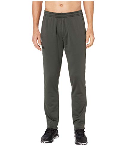 Under Armour, Pantaloni in Pile da Uomo Verde Barocco (310)/Nero. M