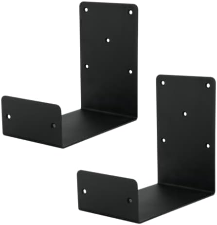 YMSZGBZG Heavy Duty Mantel Brackets，Floating Shelf Fireplace Bracket，U-Shaped Beam-Style Mantel Support(2 Packs). (8x8x5)