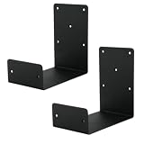 YMSZGBZG Heavy Duty Mantel Brackets，Floating Shelf Fireplace Bracket，U-Shaped Beam-Style Mantel Su
