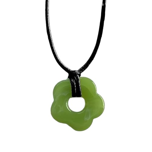 Collier de fleurs en argent 925 feng shui idée cadeau d'anniversaire pour fille et femme