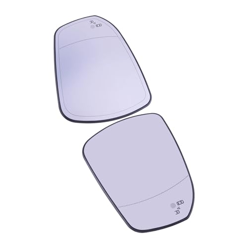 Verre de Rétroviseur Chauffé avec Angle Mort pour Fusion et Mondeo - Kit de Remplacement Gauche Droit