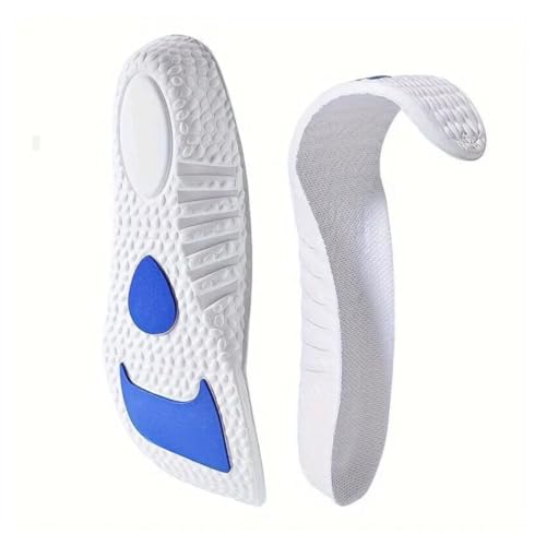 Plantar Fasciitis Arch Support Orthopedic Insoles for Flat Feet for Men & Women, Relieve Orthotic Feet Heel Pain Shock Absorption, Heel Cushion, Comfortable Insoles (Small EU(39-40))